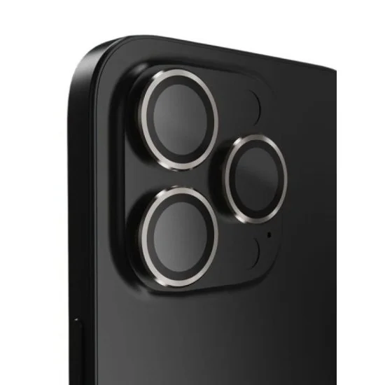 Bodyguardz Pure 3 Individual Camera Lens Protector For Iphone 16 Pro And 16 Pro Max - Titanium